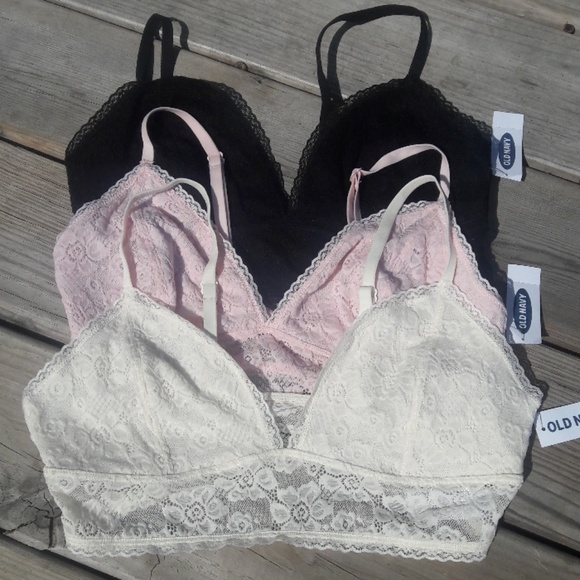 Old Navy Other - 🔥3 Sexy Lace Bralettes